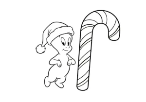 coloriage Casper à imprimer pdf gratuit