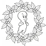 coloriage Casper pour enfants