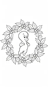 coloriage Casper pour enfants