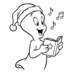 coloriage Casper pour enfants à imprimer