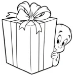 télécharger coloriage Casper gratuit