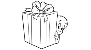 télécharger coloriage Casper gratuit