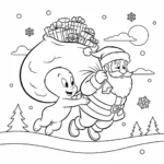 coloriage Casper a telecharger