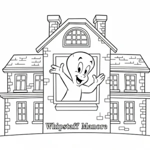 coloriage Casper et apprentissage