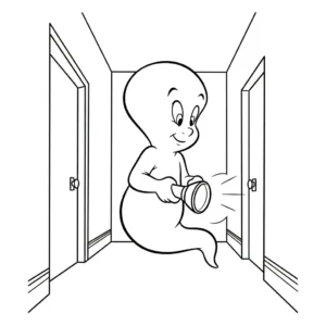 coloriage Casper et dessins