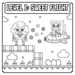 coloriage Cooki & Milki Brainrot a imprimer gratuit