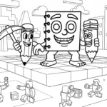 coloriage Cuadramat & Pakrahmatmamat pour enfants a imprimer gratuit