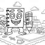coloriage Cuadramat & Pakrahmatmamat à imprimer pour enfants