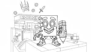 coloriage Cuadramat & Pakrahmatmamat pour enfants a imprimer gratuit