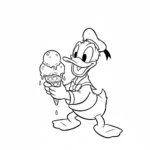 coloriage Dessert pour enfant à imprimer