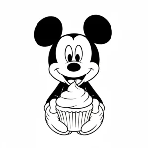 coloriage Dessert gratuit en ligne