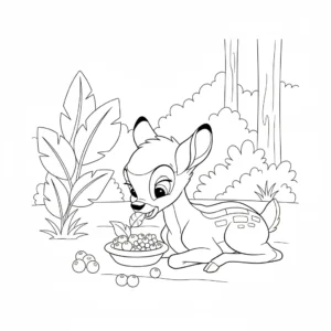 coloriage Dessert educatif pour enfant