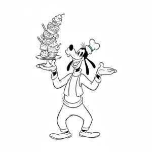 coloriage Dessert de pour enfants