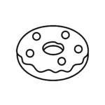 coloriage Dessert pour enfants à imprimer