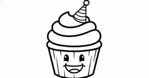 coloriage Dessert pour enfant de 10 ans