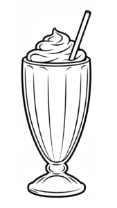 coloriage Dessert pour enfant a imprimer gratuit