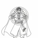 télécharger coloriage Doctor Strange gratuit