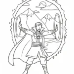 imprimer coloriage Doctor Strange pour enfant