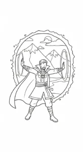imprimer coloriage Doctor Strange pour enfant