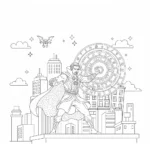 coloriage Doctor Strange à imprimer pdf gratuit