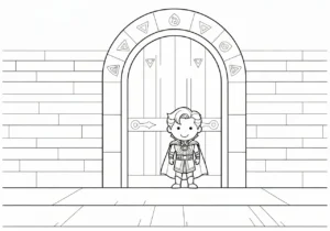 coloriage Doctor Strange pour enfant à imprimer