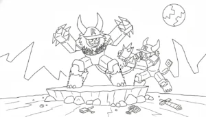 coloriage Guest 666 et dessin a imprimer