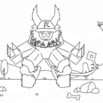 coloriage Guest 666 et dessin a imprimer