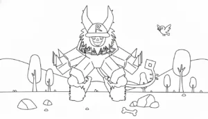 coloriage Guest 666 et dessin a imprimer