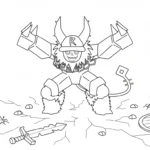 coloriage Guest 666 d