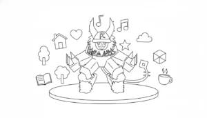 coloriage Guest 666 à imprimer pour enfant de 9 ans