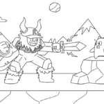 coloriage Guest 666 pour enfants a imprimer