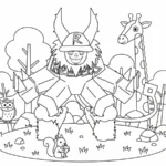 coloriage Guest 666 pour enfants à télécharger