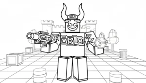coloriage Guest 666 pour enfant de 6 ans