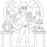 coloriage Henry Danger gratuit en ligne