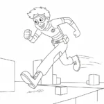 coloriage Henry Danger pour enfants a imprimer gratuit