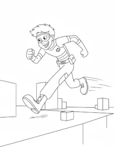 coloriage Henry Danger pour enfants a imprimer gratuit