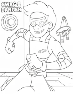 image pour coloriage Henry Danger enfant