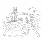 coloriage Henry Danger gratuit a imprimer