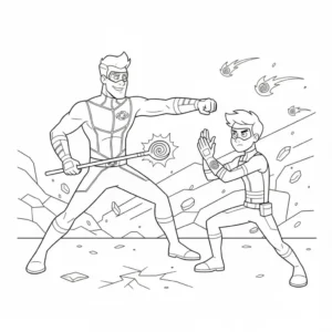 coloriage Henry Danger gratuit a imprimer