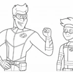 coloriage Henry Danger à imprimer pdf gratuit