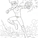 coloriage Henry Danger a colorier en ligne gratuitement
