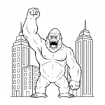 coloriage King Kong en ligne