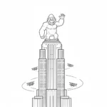 coloriage King Kong d