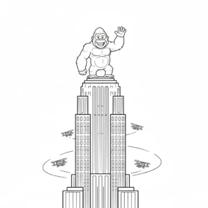coloriage King Kong d