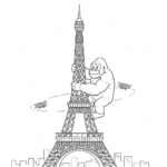 imprimer coloriage King Kong