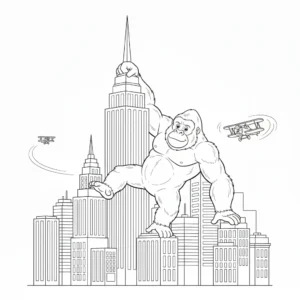 imprimer coloriage King Kong gratuit