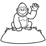 coloriage King Kong a telecharger