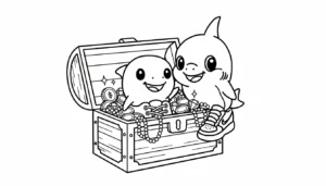 coloriage Los Primos Brainrot gratuit pour enfants