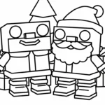 coloriage Los Primos Brainrot pour enfant de 4 ans