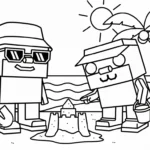 coloriage Los Primos Brainrot gratuit pour enfants